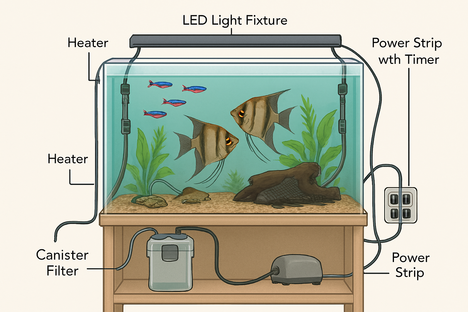 Equipment Considerations for 50 Gallon Tanks