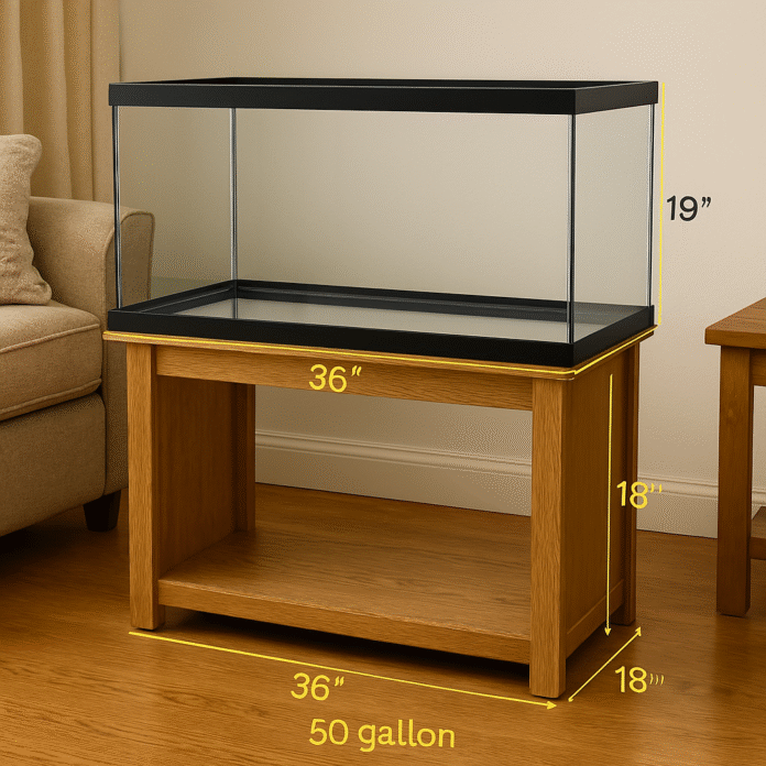 How Big is a 50 Gallon Fish Tank